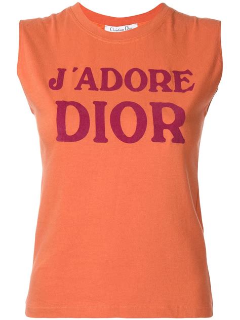 orange Dior t shirt